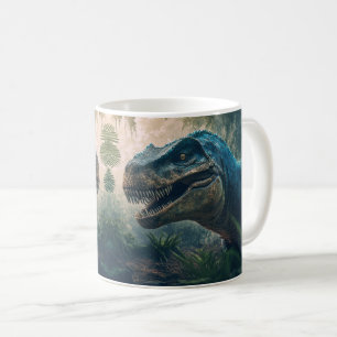 Dinosaur mit farbenfroher Vorgeschichte• Lustiger Kaffeetasse
