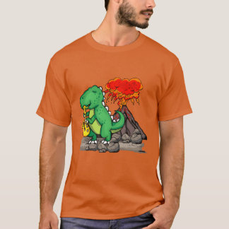 Dinosaur Music Gift Jazz Music Band Saophone frien T-Shirt