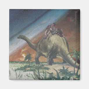 Dinosaur-Nickerchen - Magnet