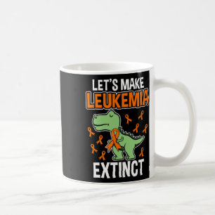 Dinosaur Orange Ribbon Hämatologe Reptile Fossil Kaffeetasse