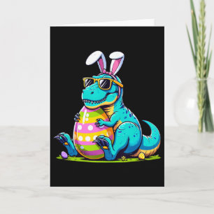 Dinosaur Ostern Hase Ei Glücklicher Ostrawr T Rex Karte