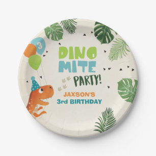 Dinosaur Paper Tellers Birthday Dino mite T-rex Bo Pappteller