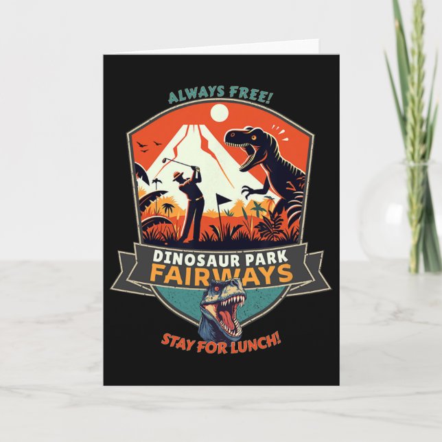 Dinosaur Park Fairways  Karte (Vorderseite)