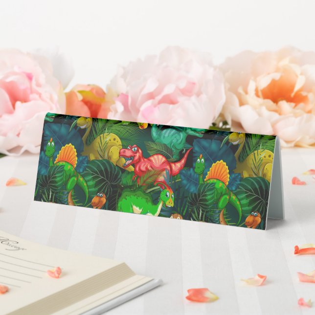 Dinosaur Park Tischaufsteller (In Situ (Hochzeit))