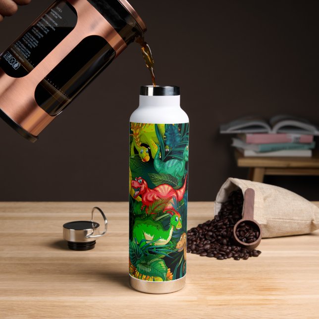 Dinosaur Park Trinkflasche (Kaffee)