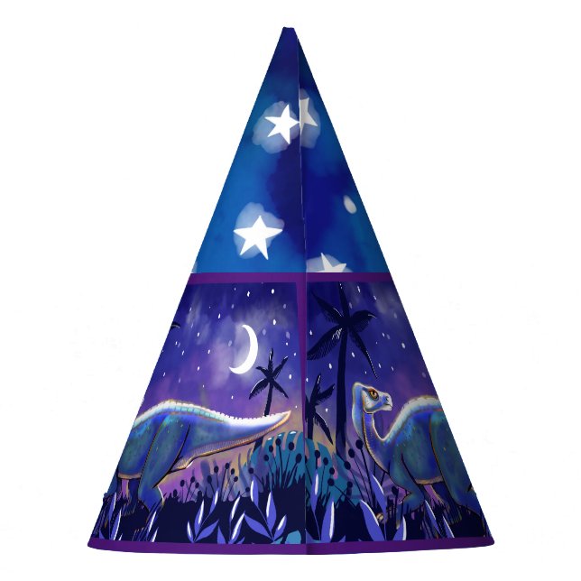 Dinosaur Party Hat Partyhütchen (Rückseite)