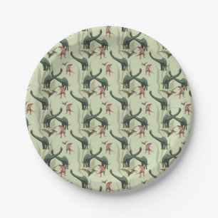 Dinosaur-Party Pappteller