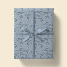 Dinosaur Pattern Modern Boy Dino Jungle Sage Green