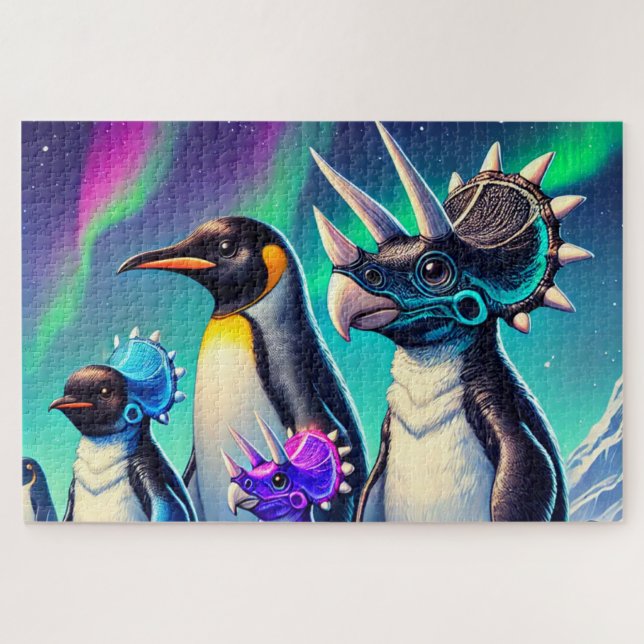 Dinosaur Penguin (Horizontal)