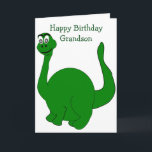 Dinosaur Personalisiert Grandson Birthday Karte<br><div class="desc">Grußkarte Dinosaurier Design Enkel Geburtstagskarte. Passen Sie diese Geburtstagskarte mit jedem beliebigen Text an und lassen Sie sie dann ausdrucken und an Sie senden oder laden Sie sie sofort auf Ihr Mobiltelefon herunter. Wenn Sie Hilfe bei der Anpassung benötigen, kontaktieren Sie uns über den Link auf dieser Seite. Dinosaur personalisierte...</div>
