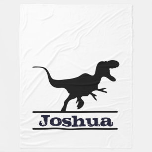 Dinosaur Personalisierter Name Fleecedecke