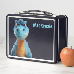 Dinosaur Personalisierter Name Metall Brotdose