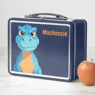 Dinosaur Personalisierter Name Metall Brotdose