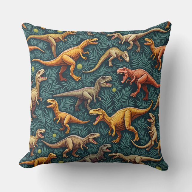 Dinosaur Pillow Cushion Kissen (Vorderseite)