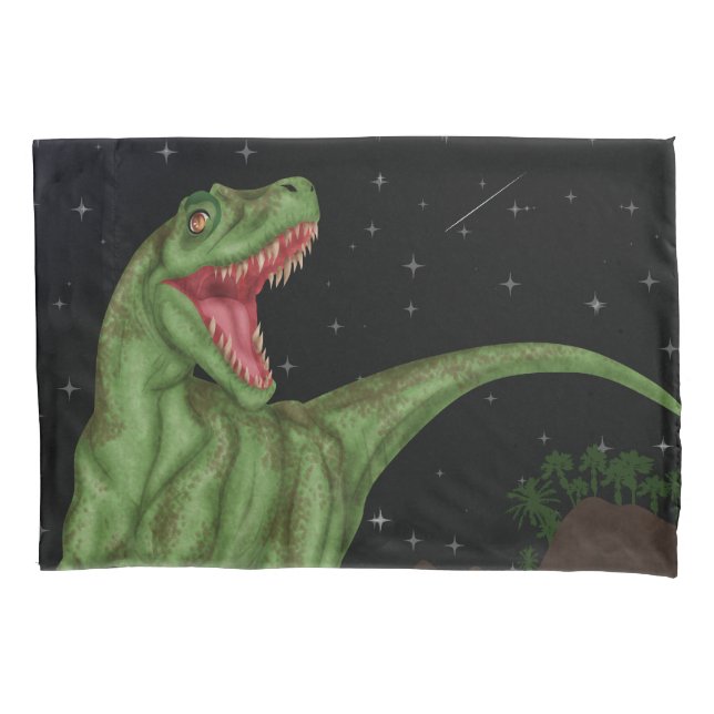 Dinosaur - prähistorische Nacht Kissenbezug (Vorderseite)