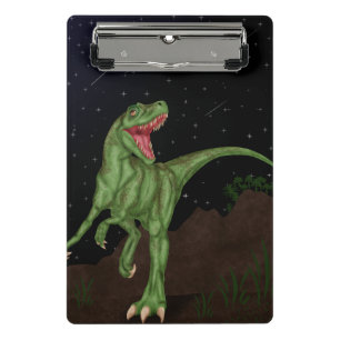 Dinosaur - prähistorische Nacht Mini Klemmbrett
