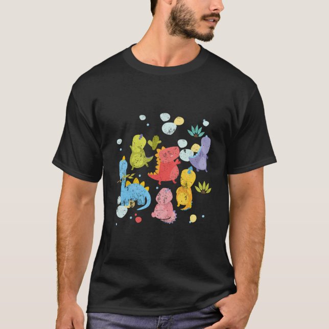 Dinosaur Print Abdl Ab Dl Ageplay Ddlg T-Shirt (Vorderseite)