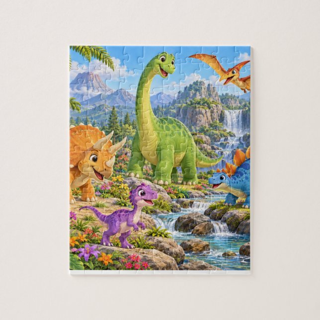 Dinosaur-Puzzle  (Vertikal)