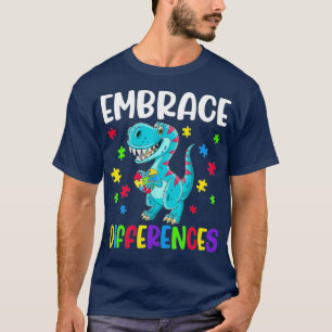 Dinosaur Puzzle Piece Autismus Sensibilisierungsmo T-Shirt