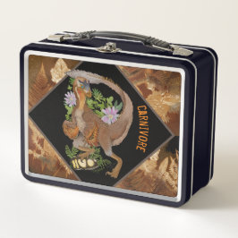 Dinosaur Raptor Jungle Art Metall Brotdose