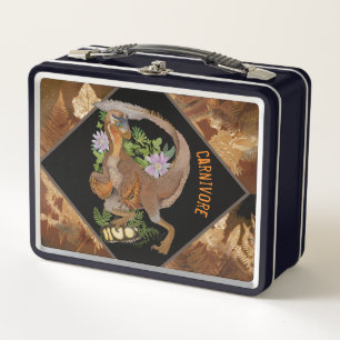 Dinosaur Raptor Jungle Art Metall Brotdose