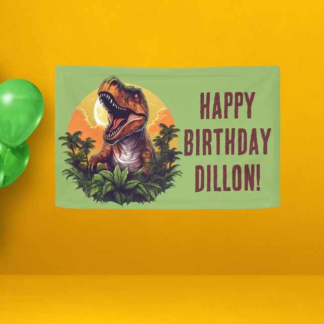 Dinosaur Rawr Birthday Banner (Von Creator hochgeladen)