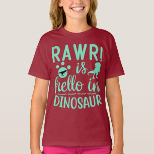 Dinosaur Rawr est Hello T-Shirt