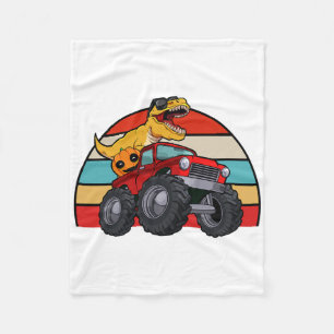 Dinosaur Reitmonster Truck Lazy Halloween Costu Fleecedecke