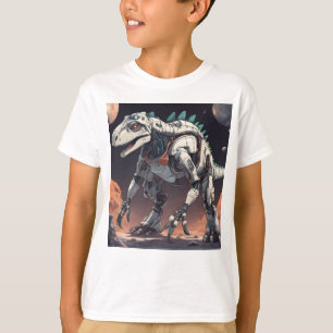 Dinosaur Robot Outer Space T - Shirt