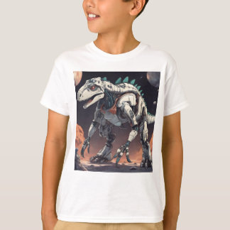 Dinosaur Robot Outer Space T - Shirt