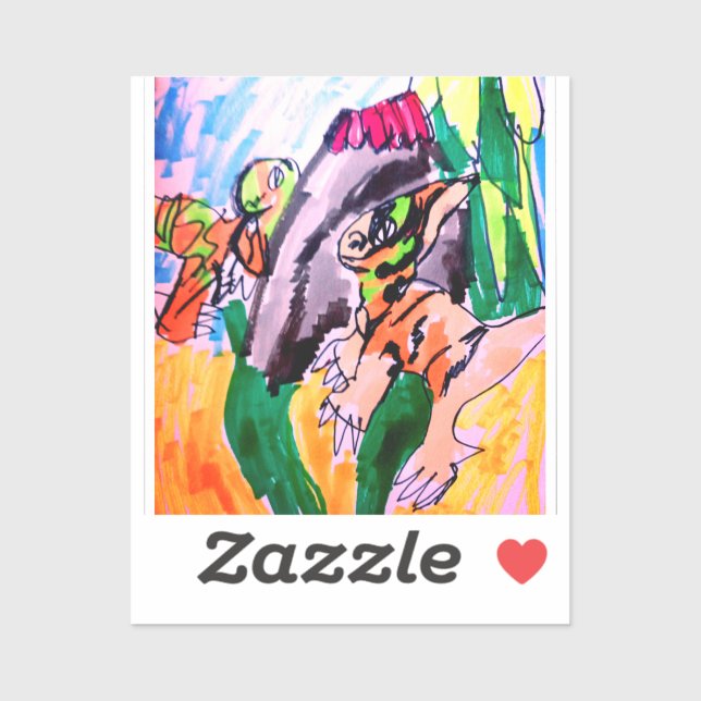 Dinosaur rocks  aufkleber (Blatt)