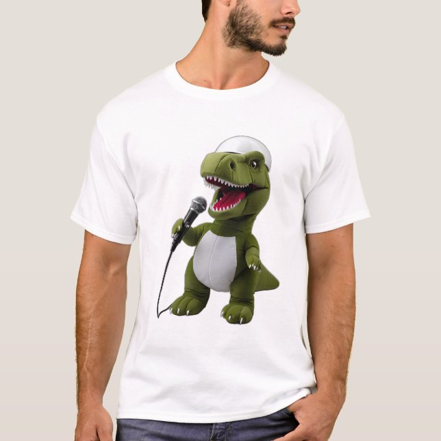 Dinosaur Rockstar T-Shirt (Vorderseite)
