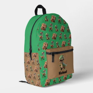 Dinosaur-Rucksack für Jungen mit individuellem Nam Bedruckter Rucksack