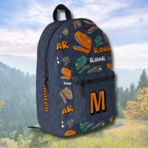 Dinosaur-Rucksack für Jungen mit Namensdruck