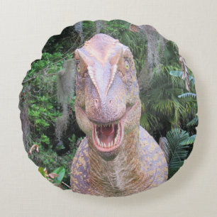 Dinosaur Rundkissen - Allosaurus Rundes Kissen