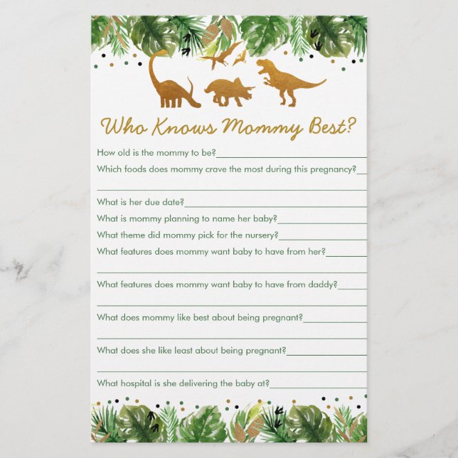 Dinosaur Safari, der Mommy Best Game kennt (Vorderseite)