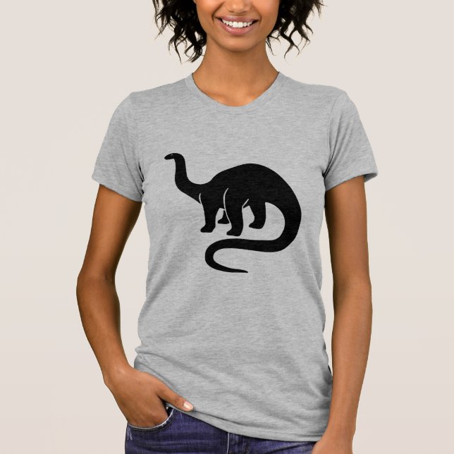 Dinosaur - Schwarz T-Shirt (Vorderseite)