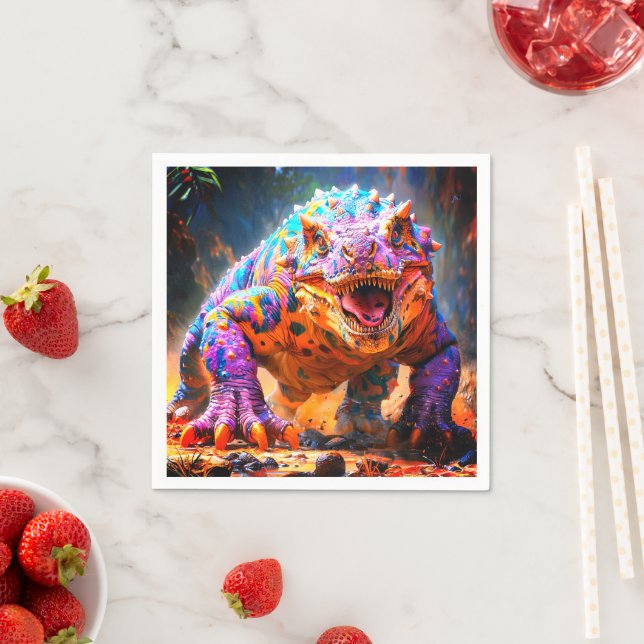DInosaur Serviette (Beispiel)