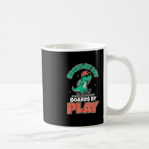 Dinosaur Skateboarding Bücher Dino Spiel Spaß Akti Kaffeetasse