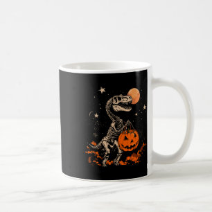 Dinosaur Skeleton Beängstigend Pumpkin Moon Hallow Kaffeetasse