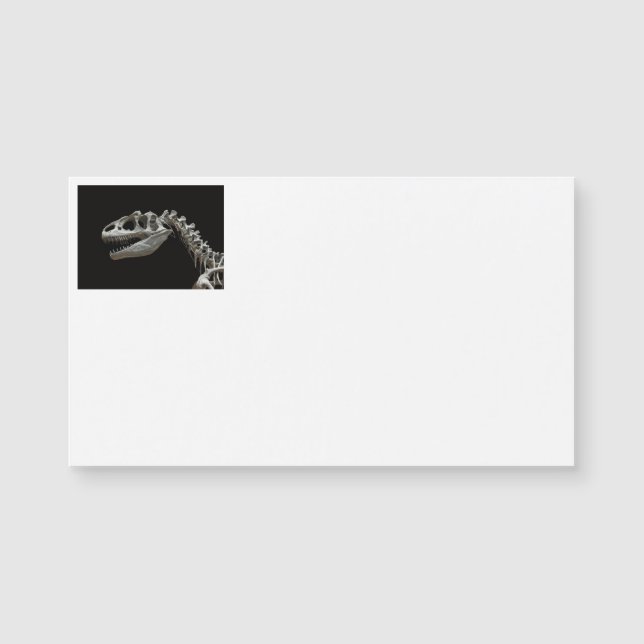 Dinosaur Skeleton Business Cards Magnetkarte (Vorderseite)