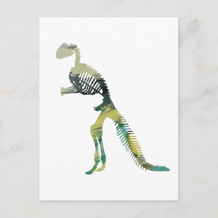 Dinosaur Skeleton Postkarte