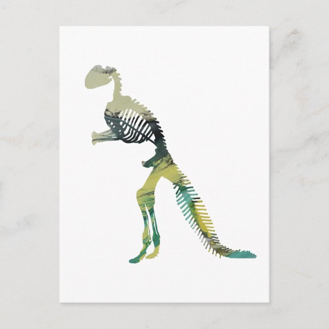 Dinosaur Skeleton Postkarte (Vorderseite)