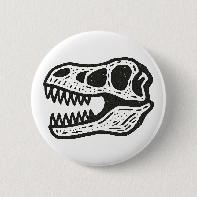 Dinosaur Skull Button (Vorderseite)