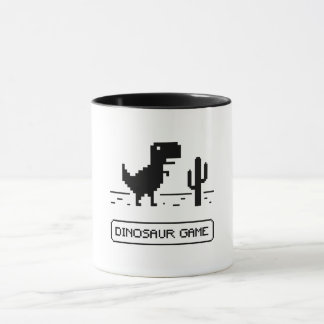 Dinosaur-Spiel. Tasse