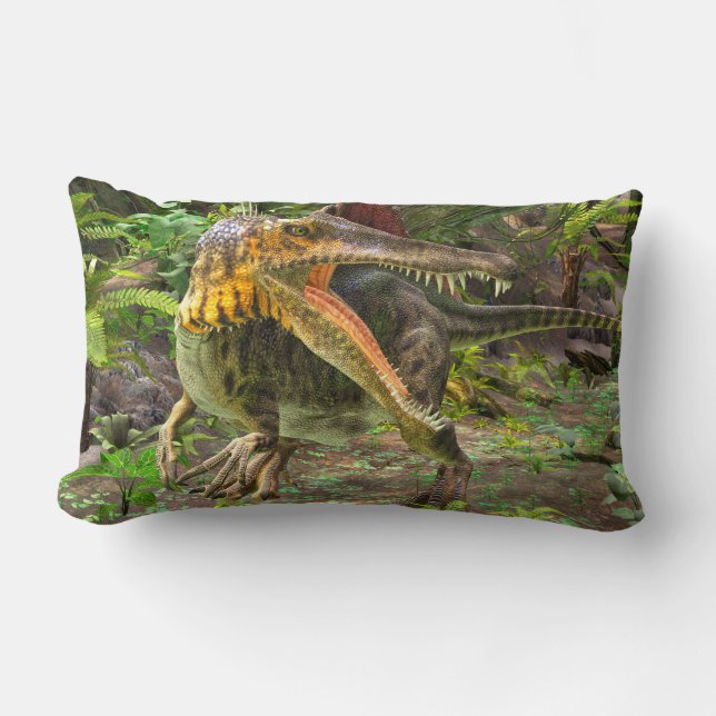 Dinosaur Spinosaurus Lendenkissen (Vorderseite)