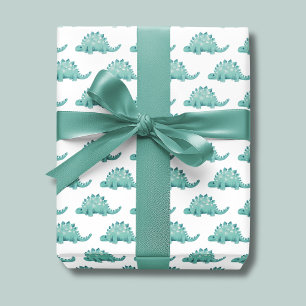 Dinosaur Stegosaurus Kindergeburtstag Geschenkpapier Set