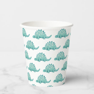 Dinosaur Stegosaurus Pattern Pappbecher