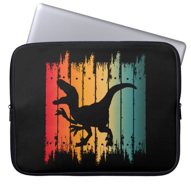 DINOSAUR SUNSET 2 LAPTOPSCHUTZHÜLLE (Vorderseite)