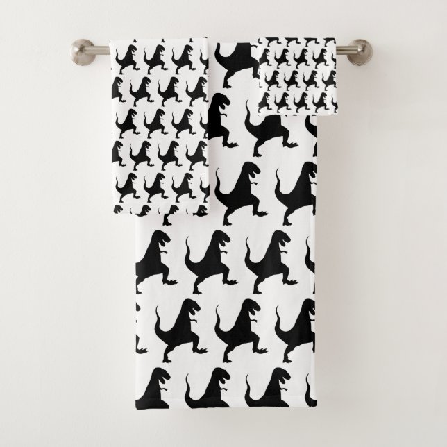 Dinosaur T-Rex Badhandtuch Set (Insitu)